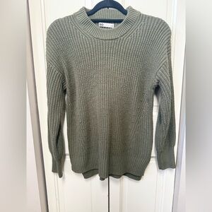 Women's Military Green Knit Sweater